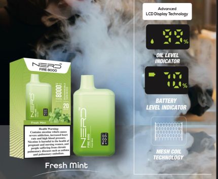 NERD FIRE FRESH MINT 8000 PUFFS 20MG