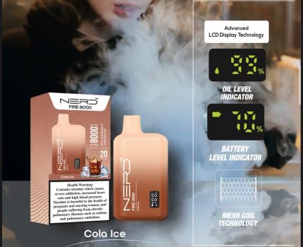 NERD FIRE COLA ICE 8000 PUFFS 20MG