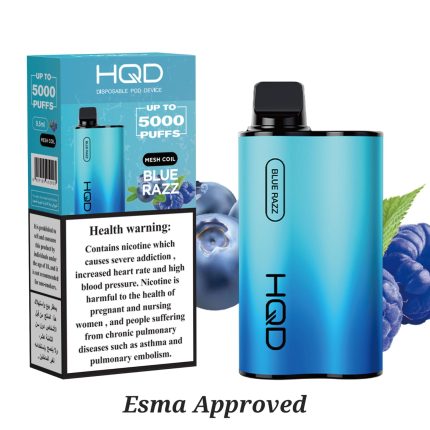 HQD BLUE RAZZ 5000 PUFFS 20MG