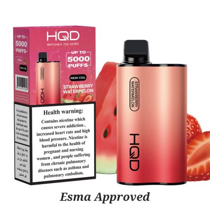 HQD STRAWBERRY WATERMELON 5000 PUFFS 20MG