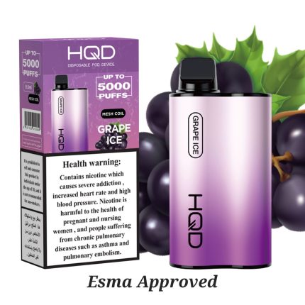 HQD GRAPE ICE 5000 PUFFS 20MG