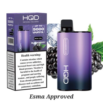 HQD BLACKBERRY ICE 5000 PUFFS 20MG