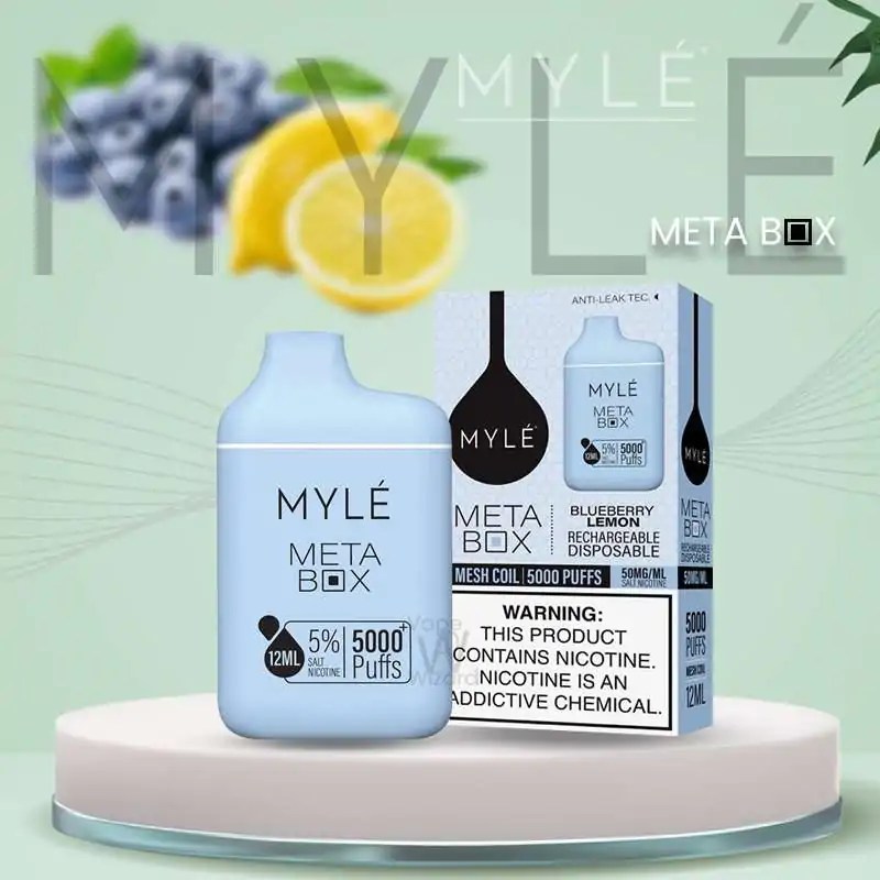 MYLE META BOX BLUEBERRY LEMON 5000 PUFFS